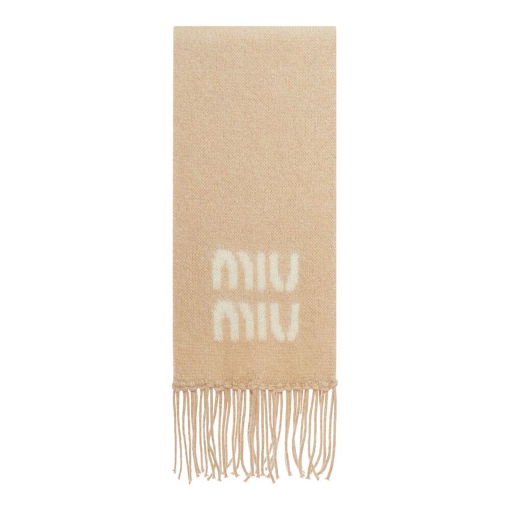 Miu Miu Women Scarf With Logo